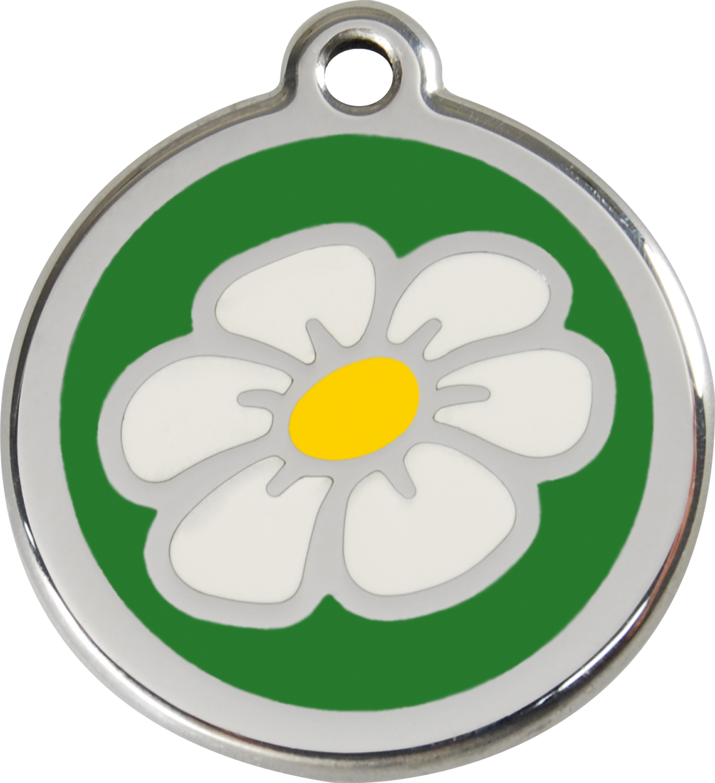Red Dingo Enamel Dog Tag - Daisy
