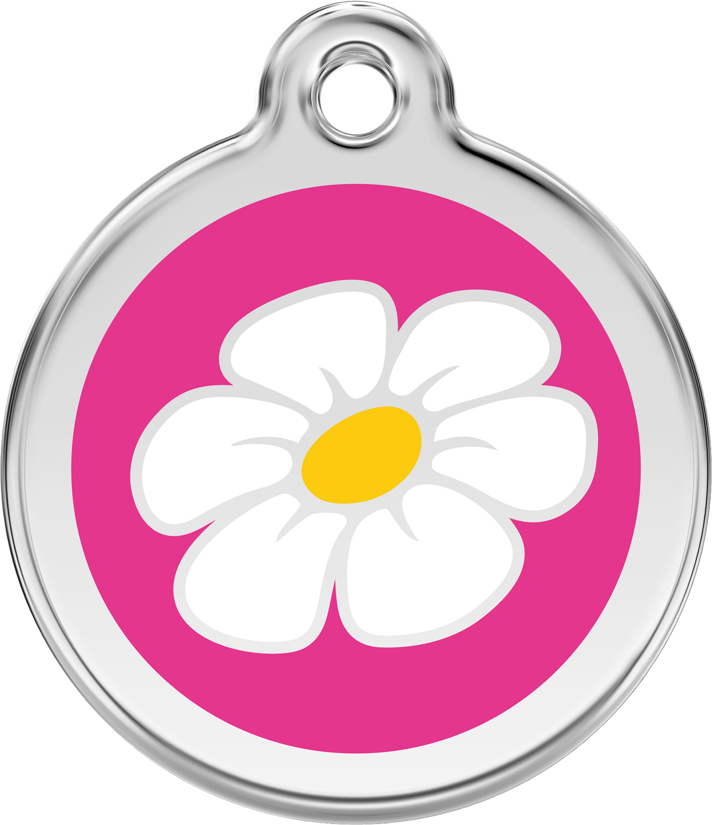 Red Dingo Enamel Dog Tag - Daisy