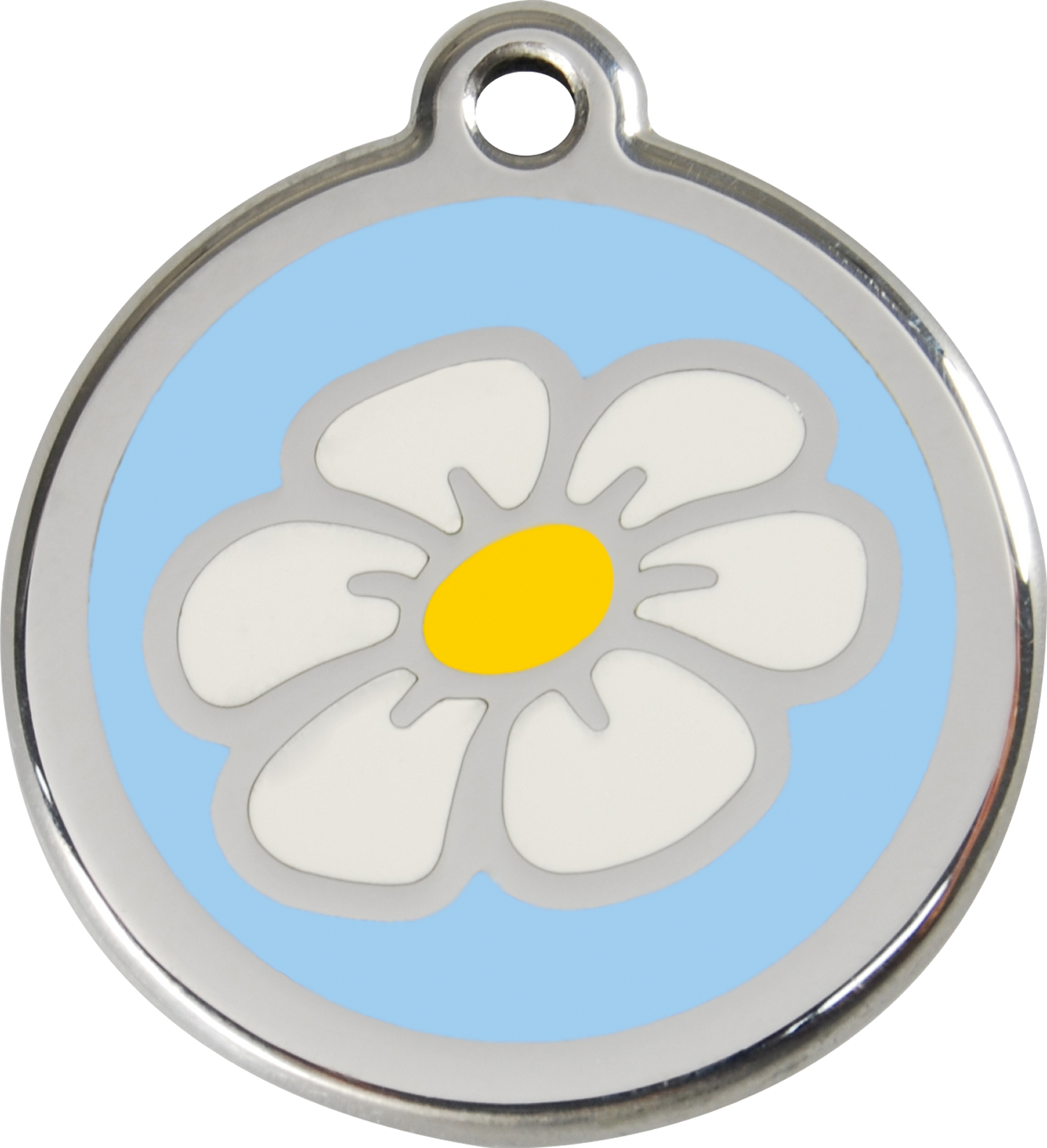 Red Dingo Enamel Dog Tag - Daisy