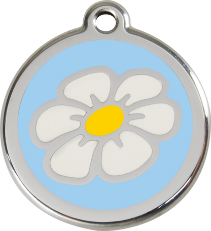 Red Dingo Enamel Dog Tag - Daisy