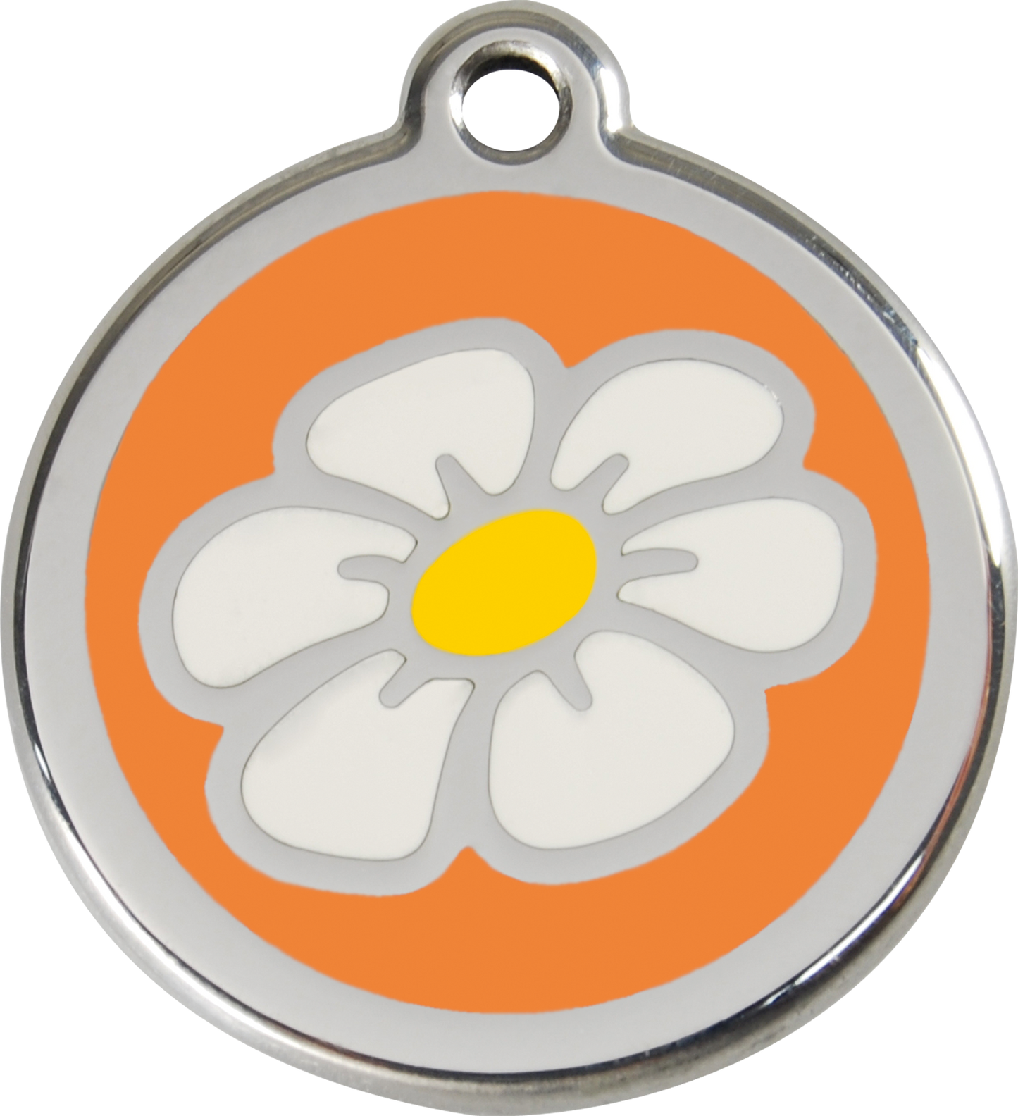 Red Dingo Enamel Dog Tag - Daisy