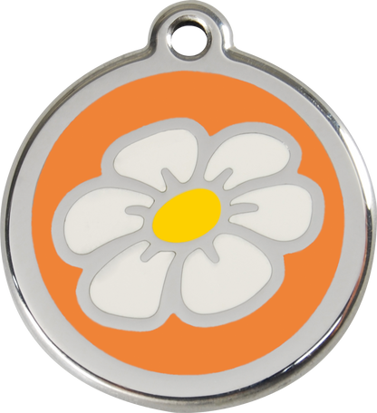 Red Dingo Enamel Dog Tag - Daisy