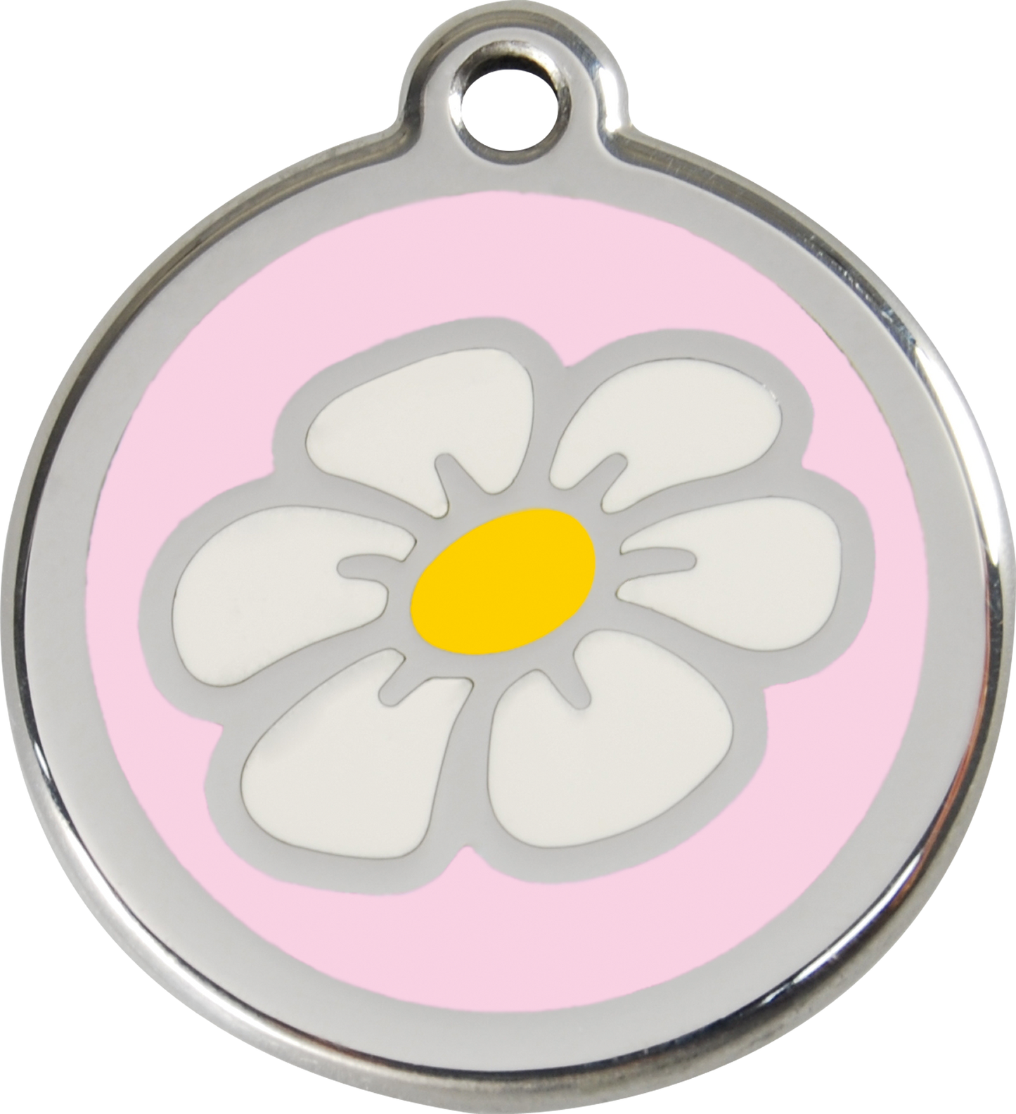 Red Dingo Enamel Dog Tag - Daisy