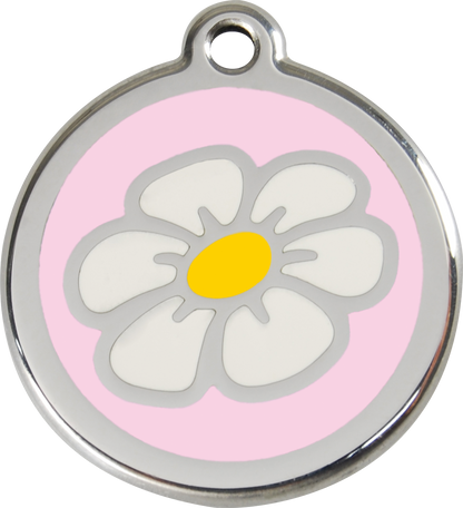 Red Dingo Enamel Dog Tag - Daisy