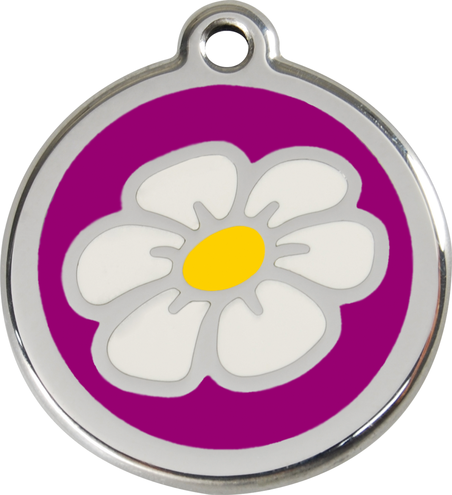 Red Dingo Enamel Dog Tag - Daisy