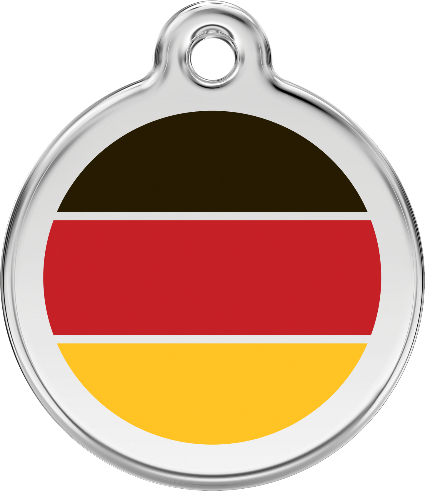 Red Dingo ''Flags'' Enamel Dog Tag