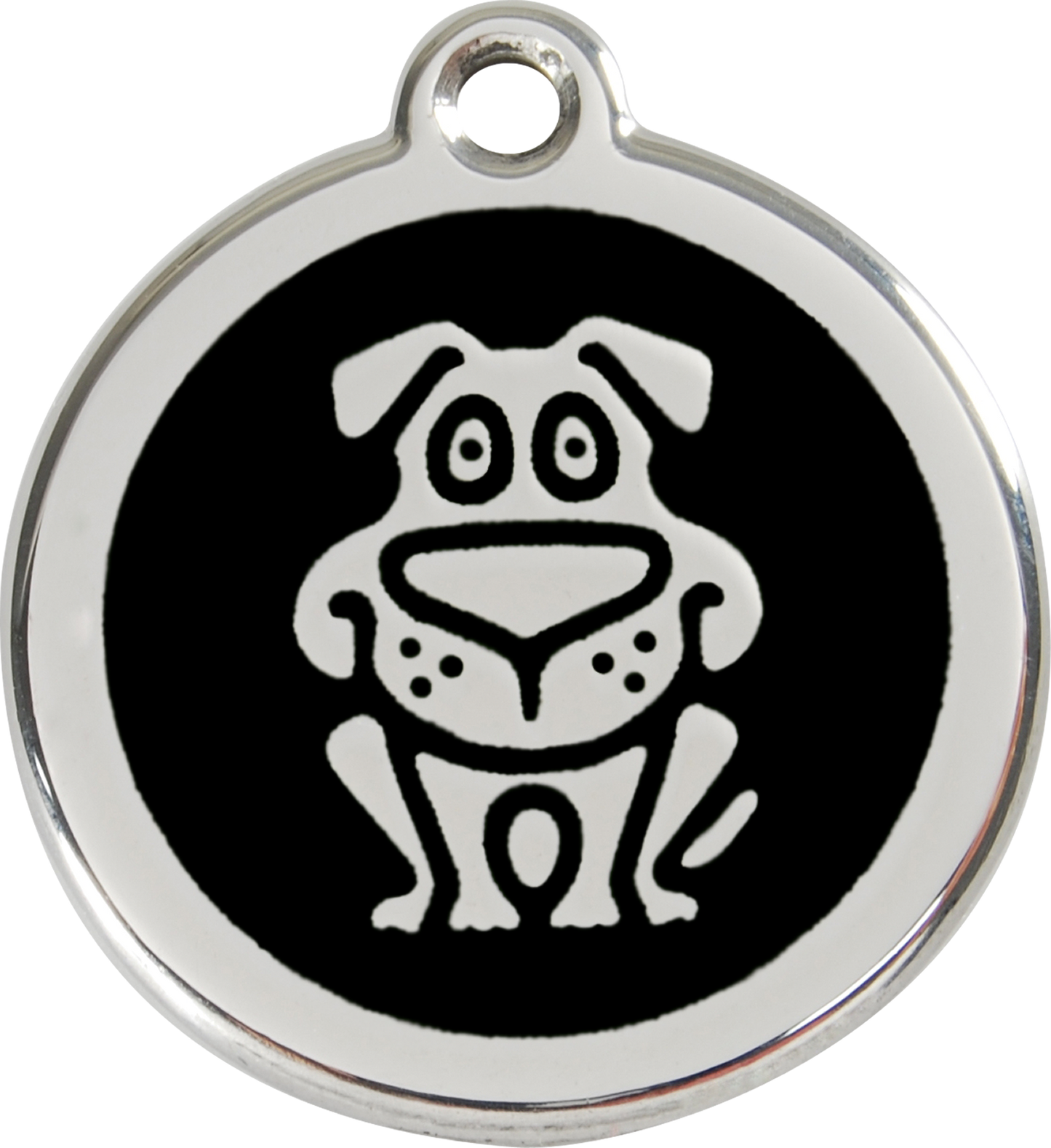 Red Dingo Enamel Dog Tag - Dog