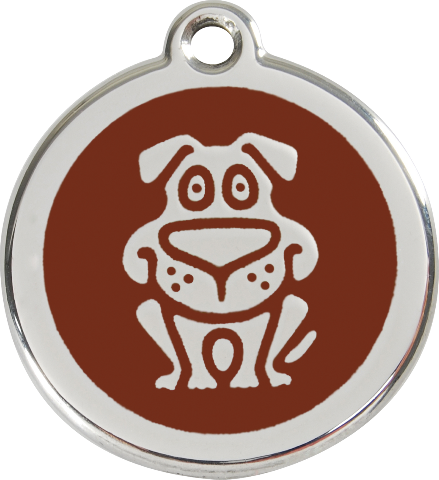 Red Dingo Enamel Dog Tag - Dog