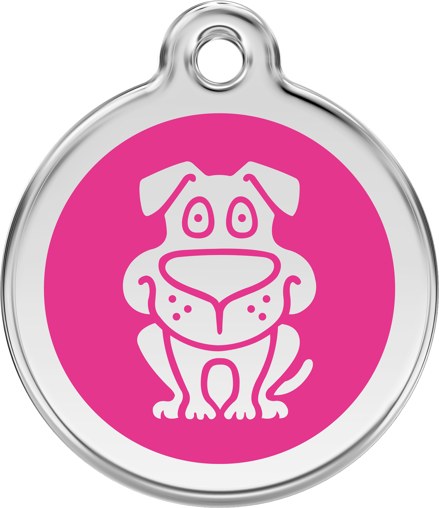 Red Dingo Enamel Dog Tag - Dog