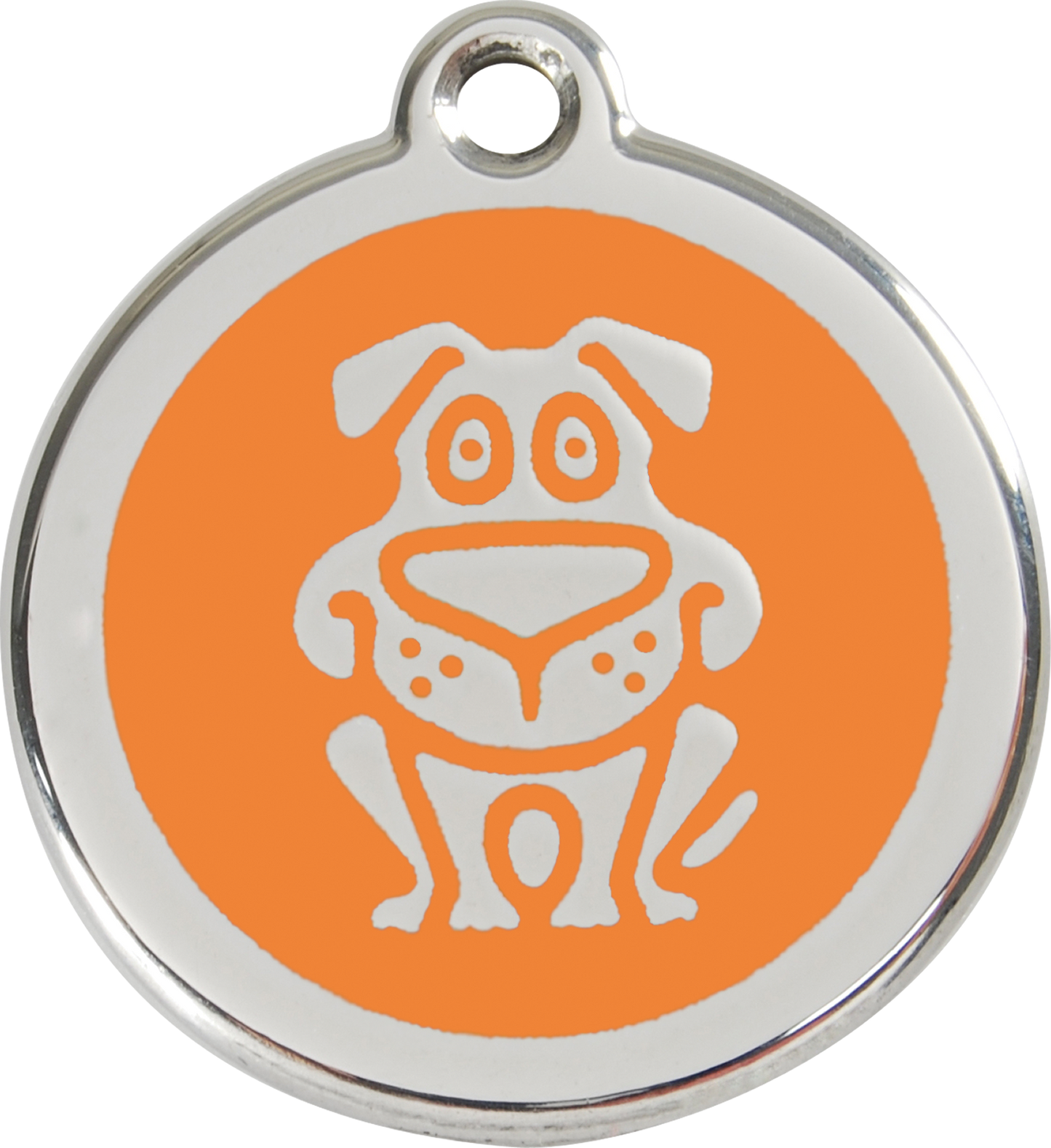 Red Dingo Enamel Dog Tag - Dog