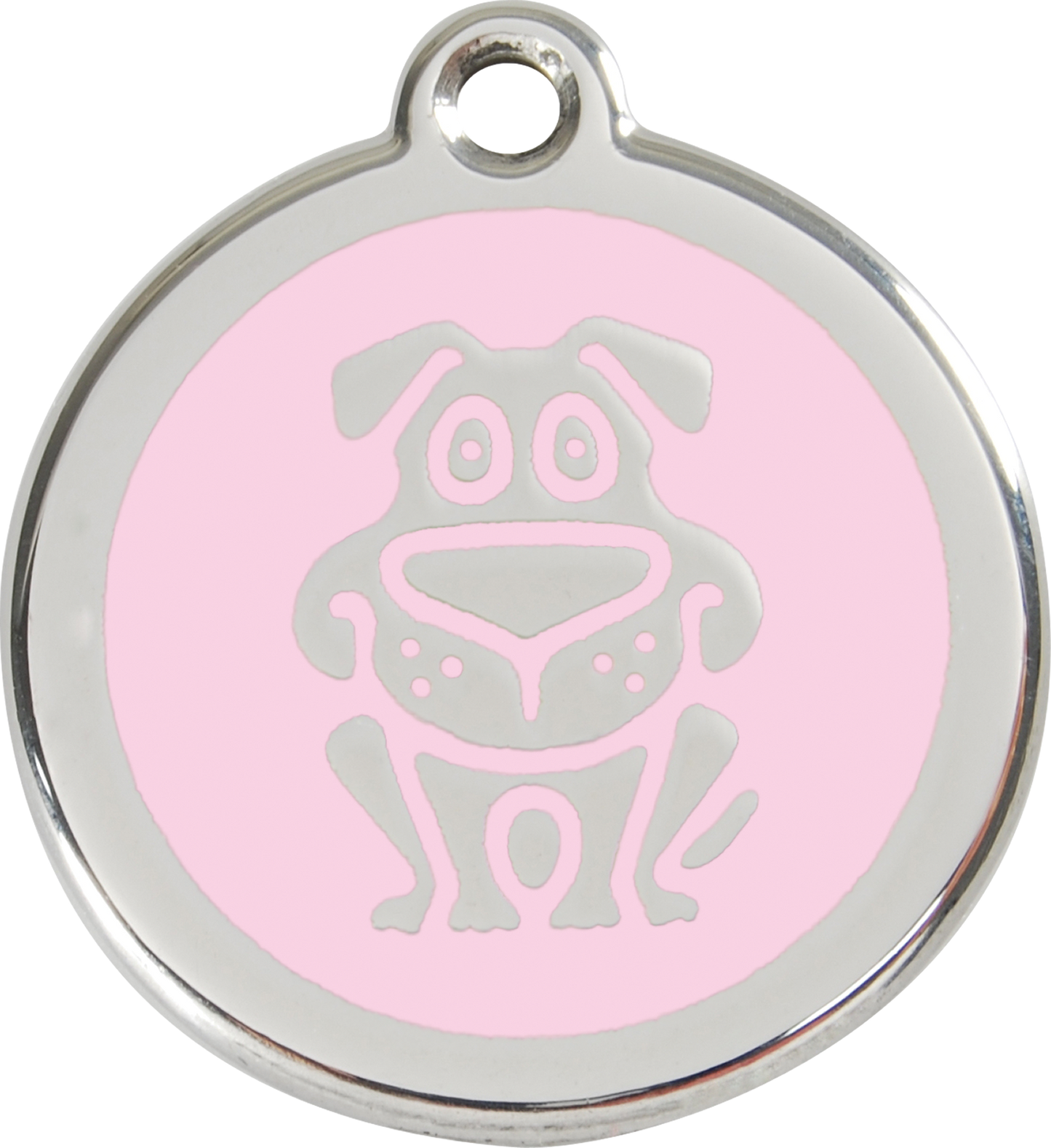 Red Dingo Enamel Dog Tag - Dog