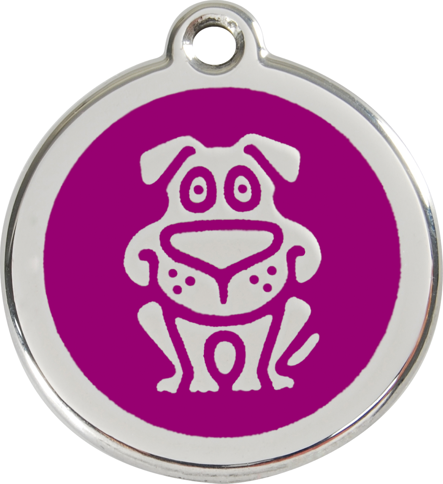 Red Dingo Enamel Dog Tag - Dog