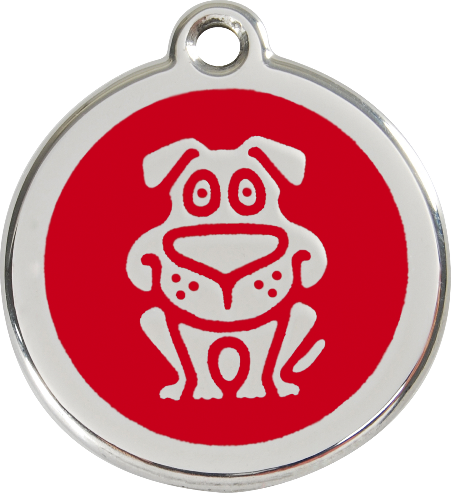 Red Dingo Enamel Dog Tag - Dog