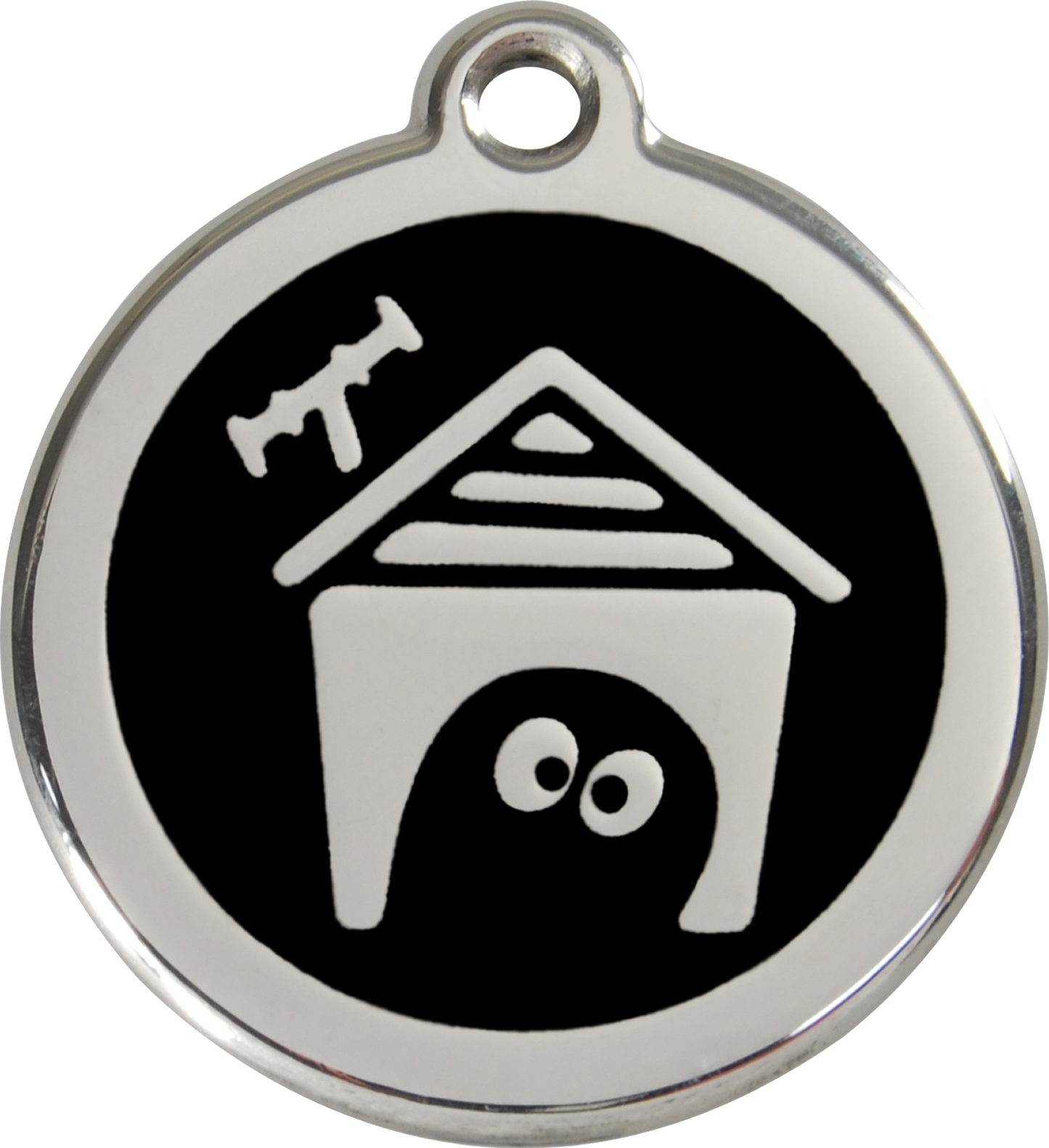 Red Dingo Enamel Dog Tag - Dog House