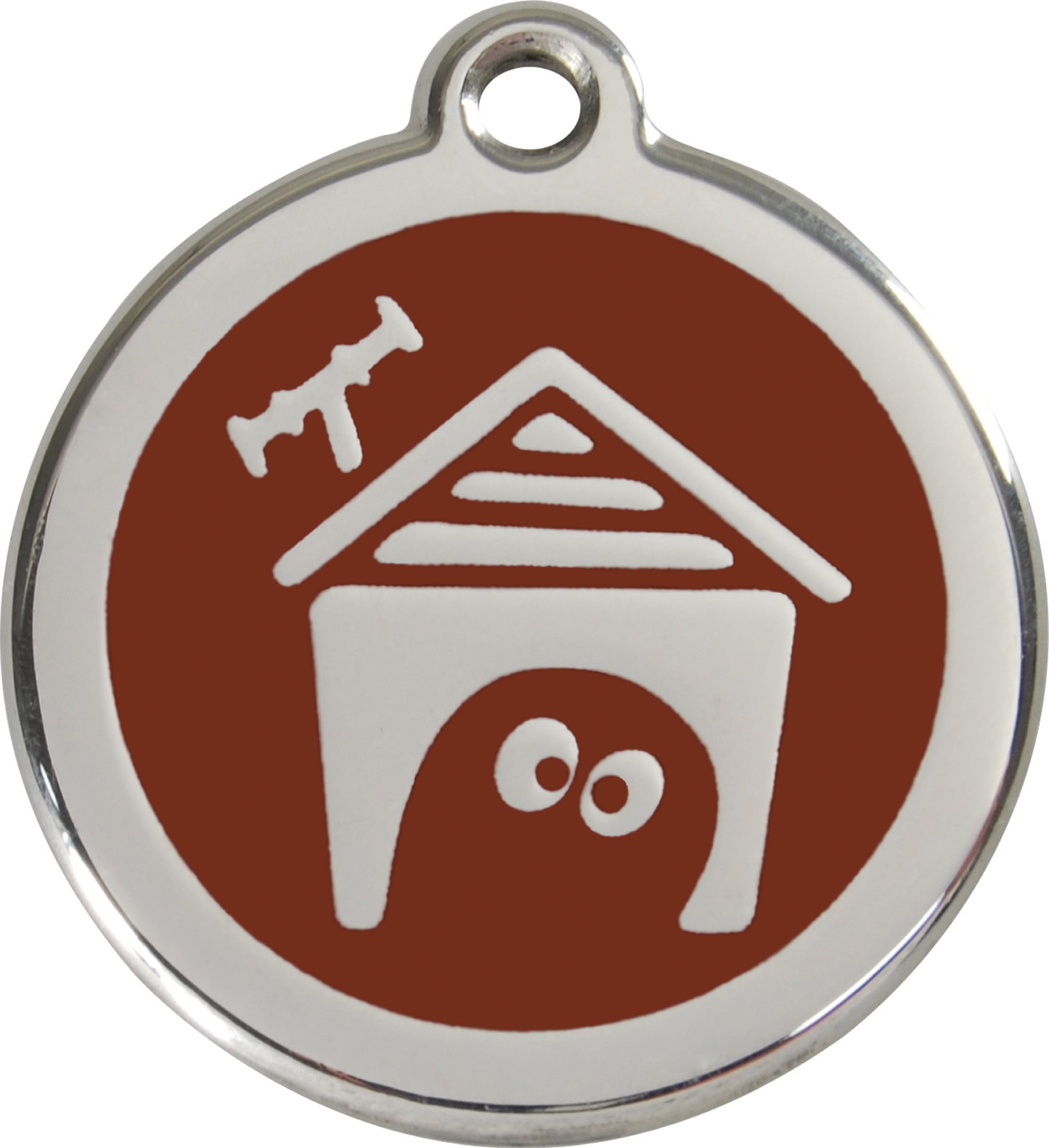 Red Dingo Enamel Dog Tag - Dog House