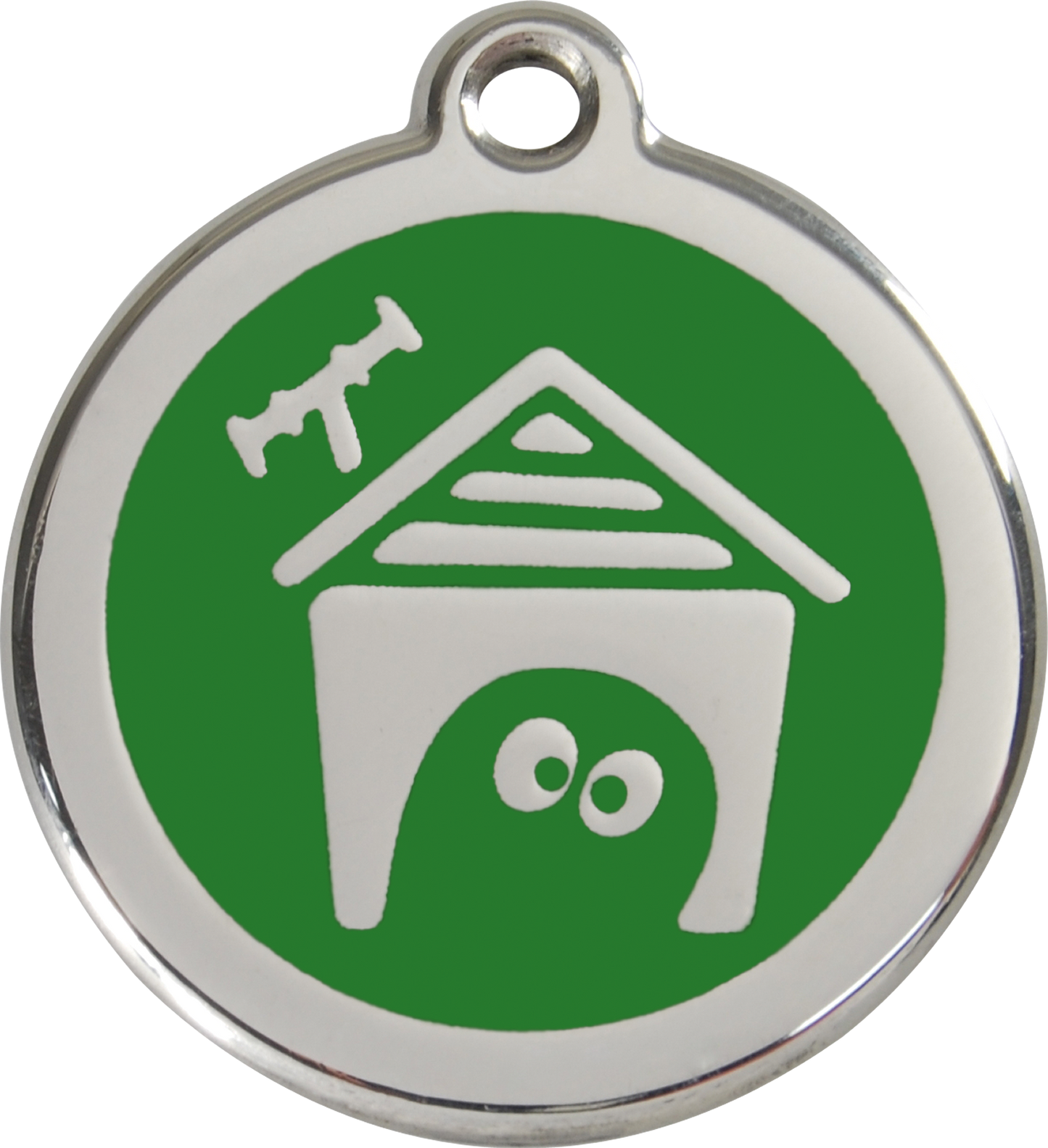 Red Dingo Enamel Dog Tag - Dog House