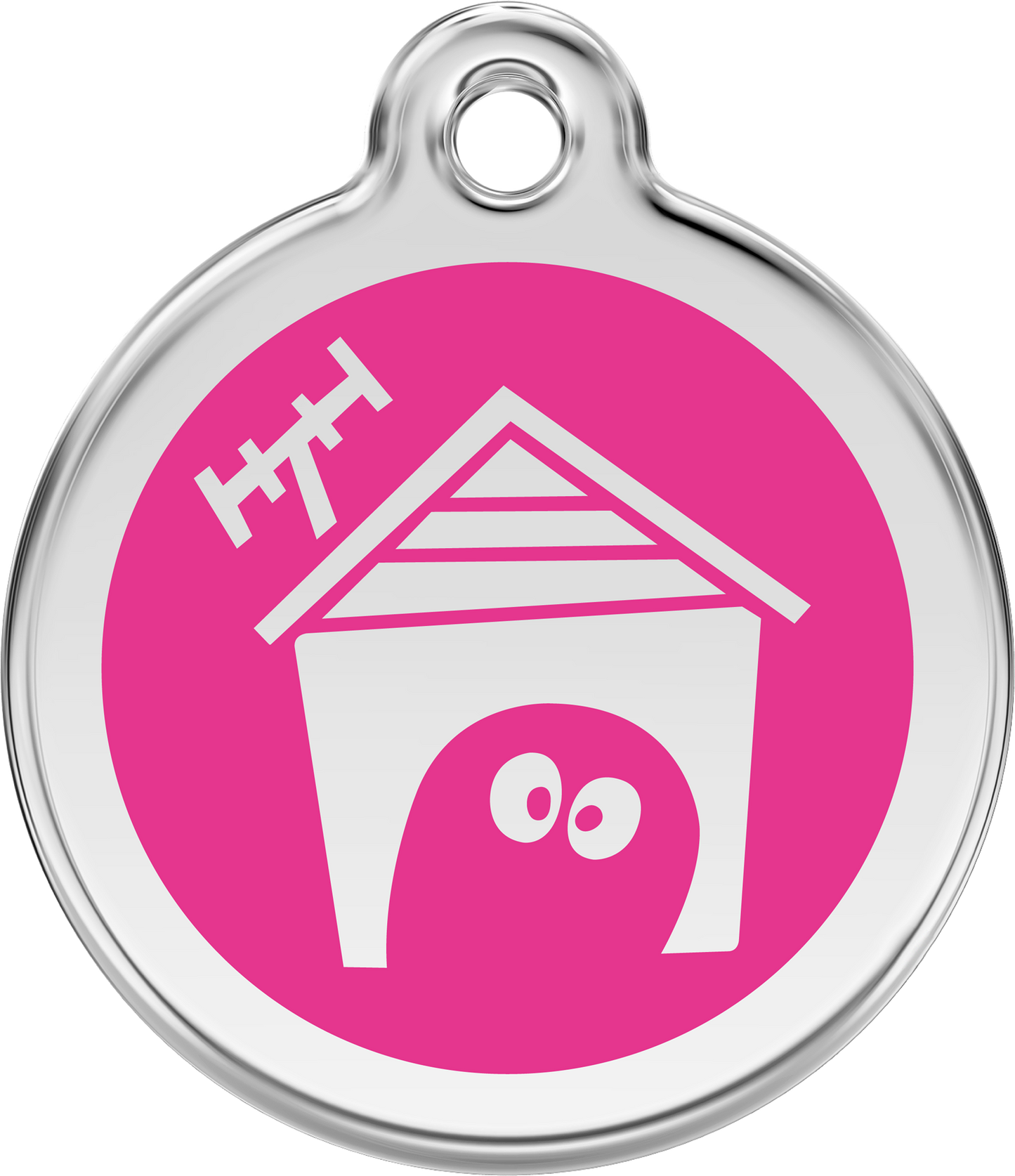 Red Dingo Enamel Dog Tag - Dog House