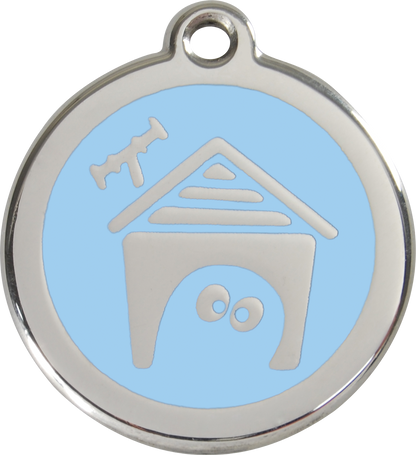 Red Dingo Enamel Dog Tag - Dog House