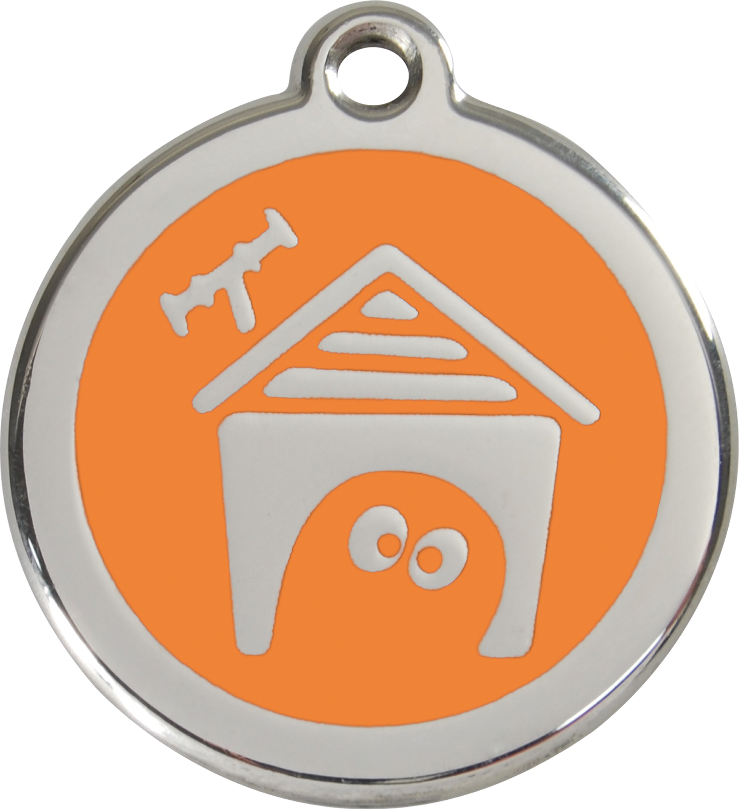 Red Dingo Enamel Dog Tag - Dog House