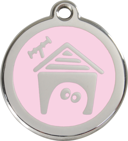 Red Dingo Enamel Dog Tag - Dog House