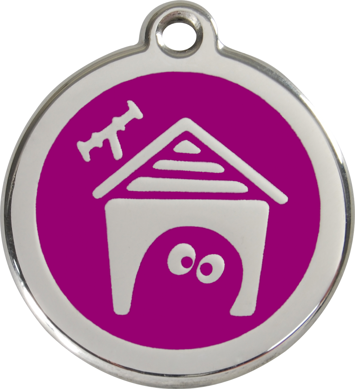 Red Dingo Enamel Dog Tag - Dog House