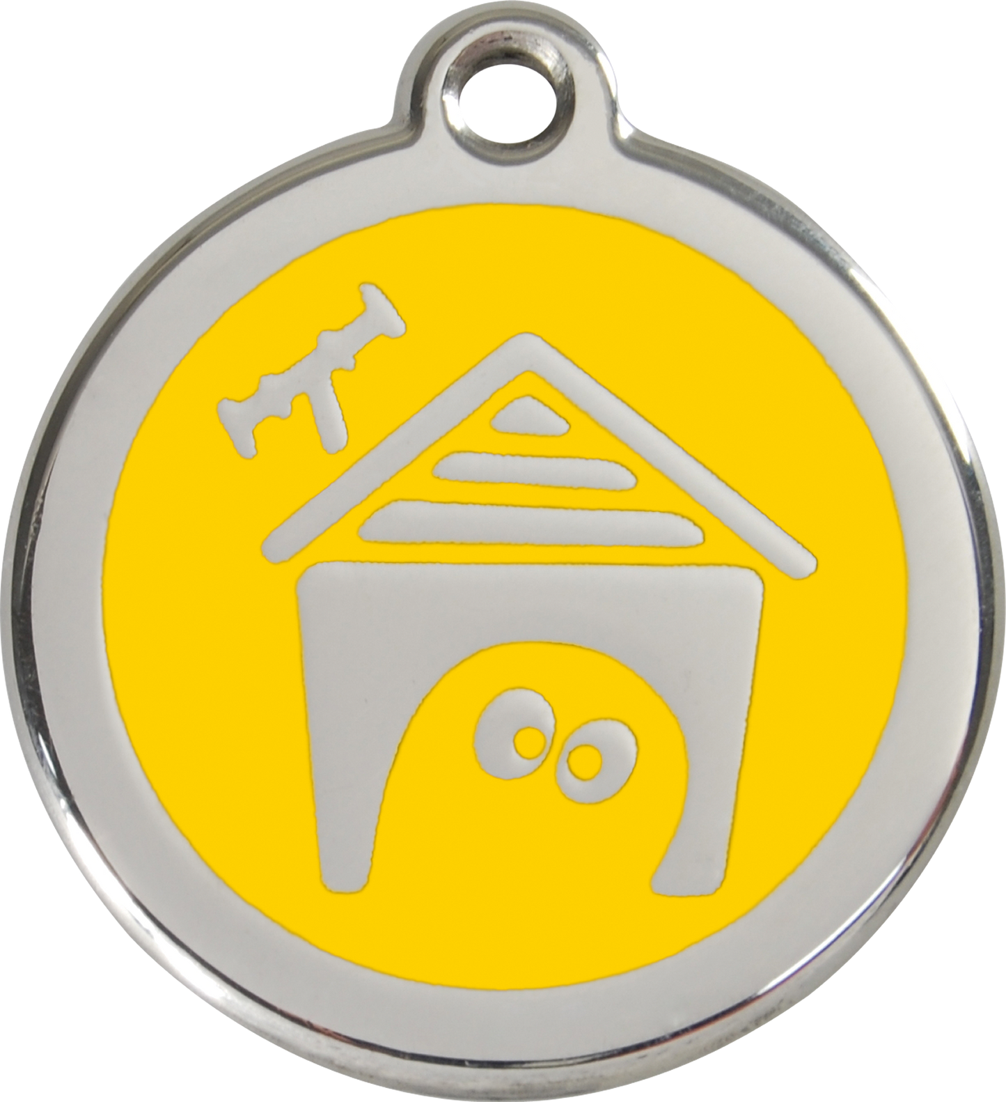 Red Dingo Enamel Dog Tag - Dog House