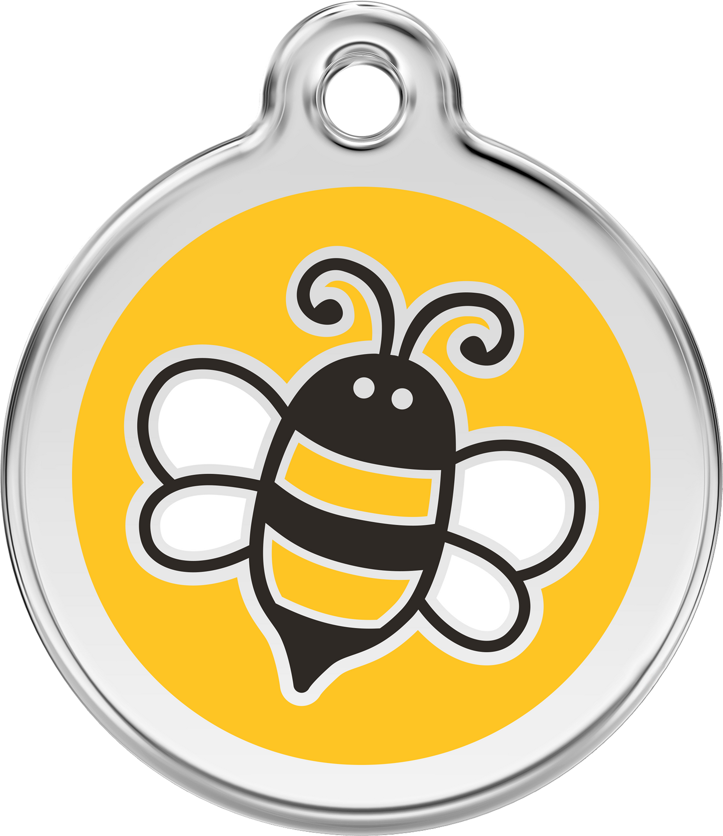 Red Dingo Enamel Dog Tag - Bumblebee