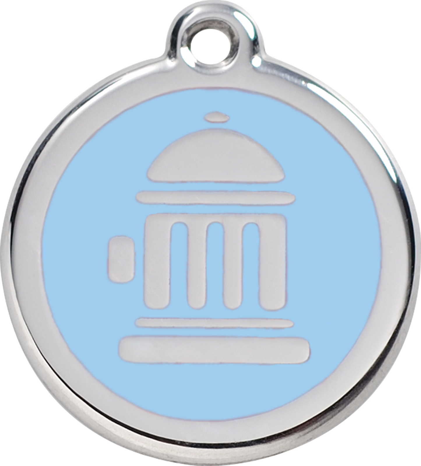 Red Dingo Enamel Dog Tag - Fire Hydrant