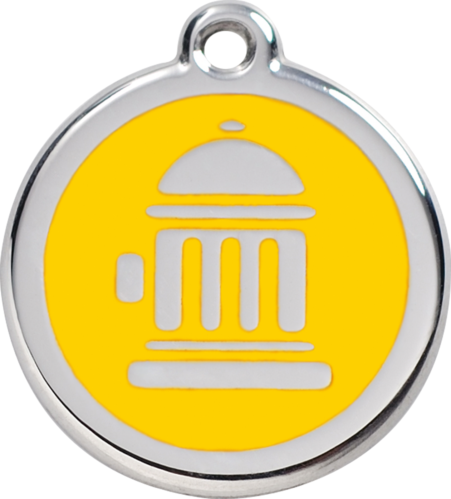 Red Dingo Enamel Dog Tag - Fire Hydrant