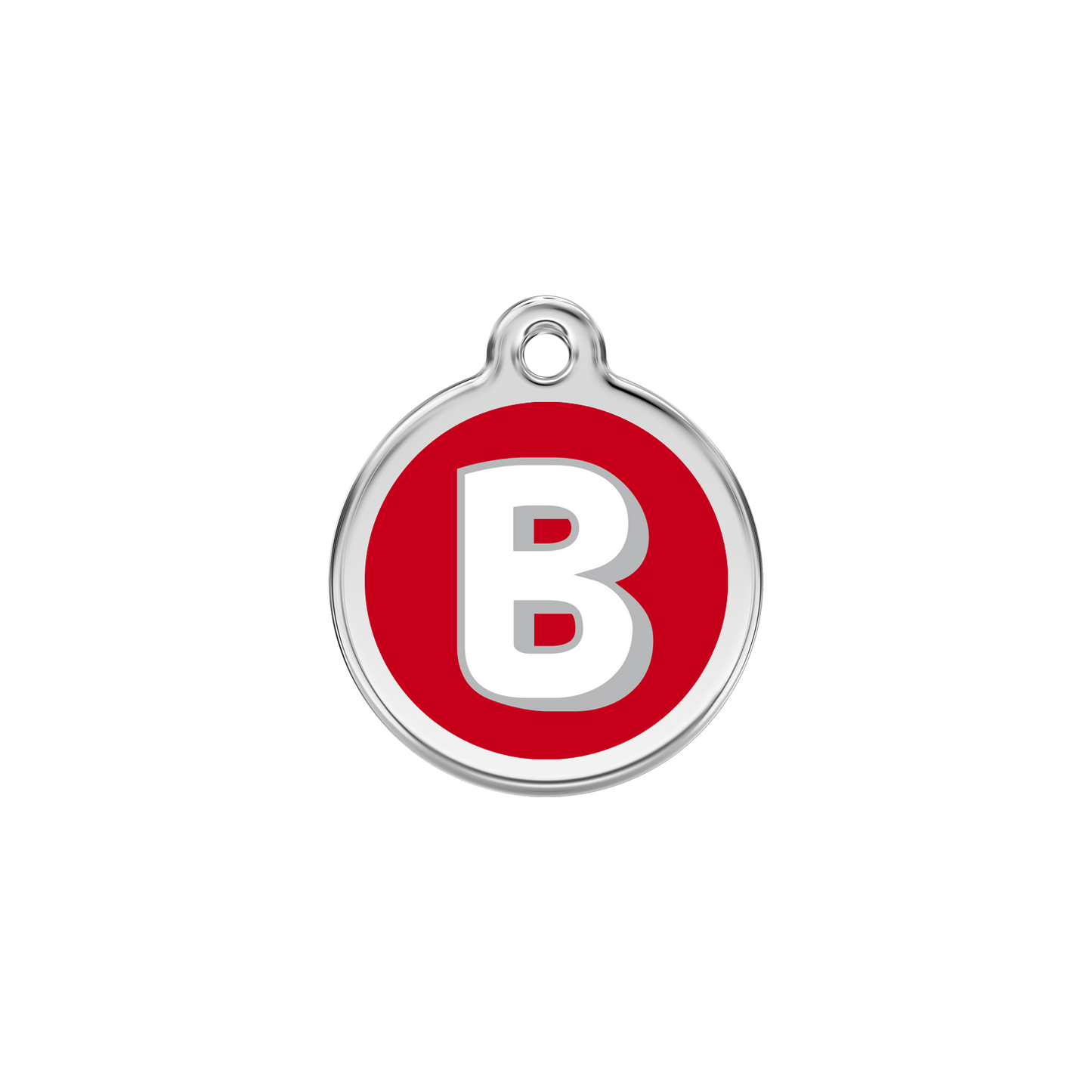 Red Dingo Enamel Dog Tag - Alphabet