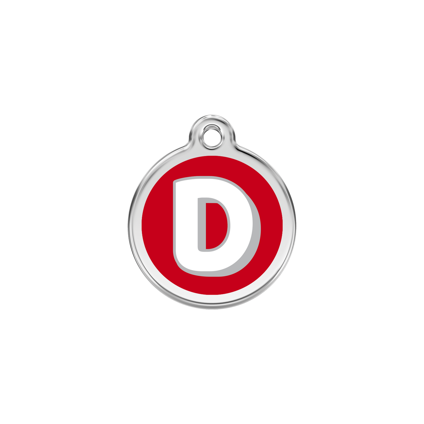 Red Dingo Enamel Dog Tag - Alphabet