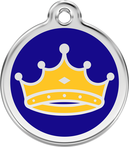 Red Dingo "King" Enamel Dog Tag