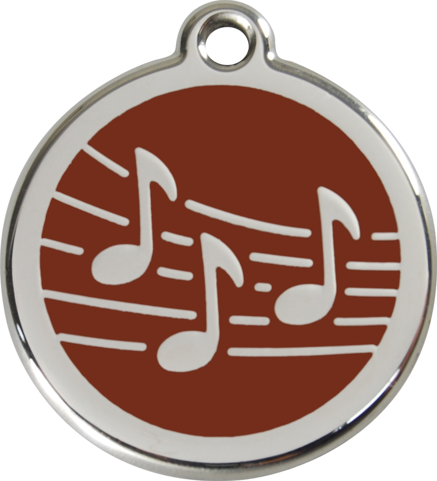 Red Dingo Enamel Dog Tag - Music