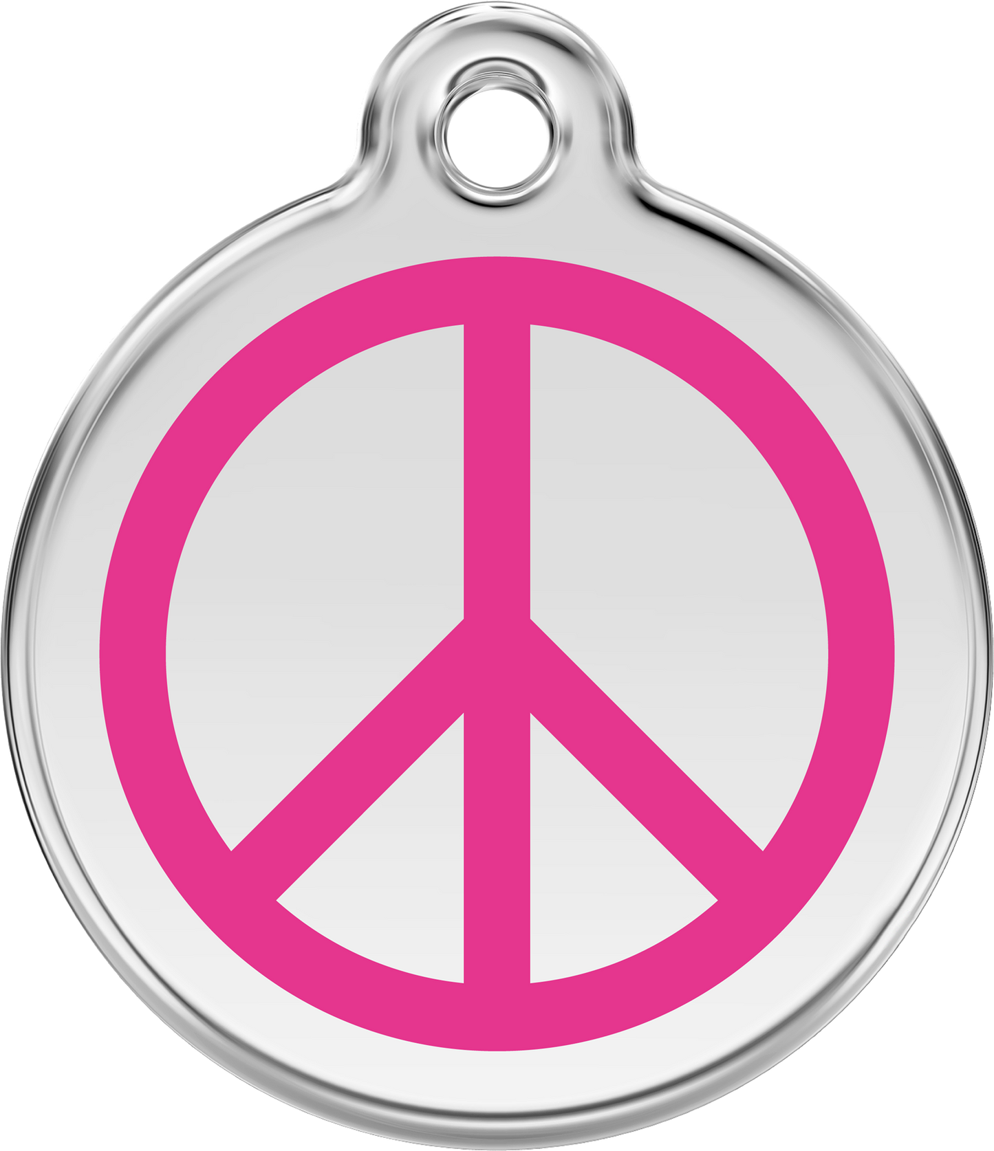 Red Dingo Enamel Dog Tag - Peace