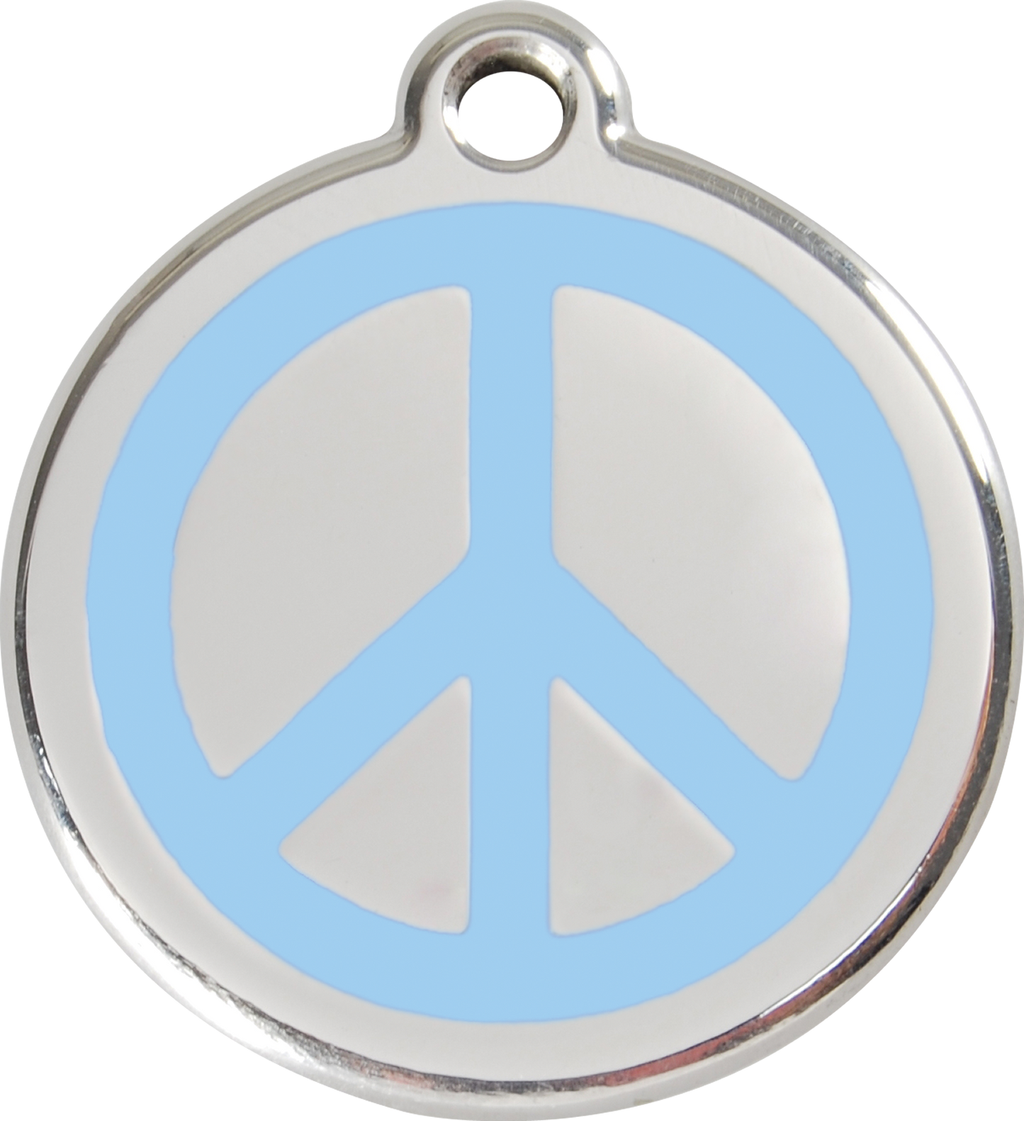 Red Dingo Enamel Dog Tag - Peace