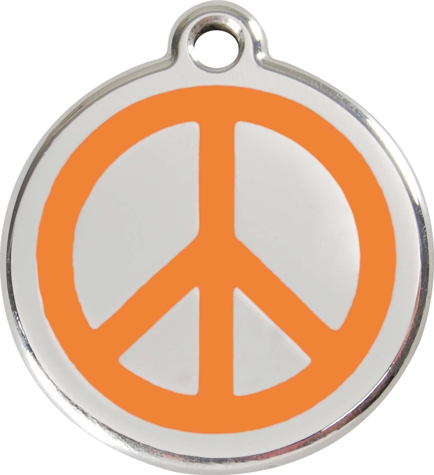 Red Dingo Enamel Dog Tag - Peace