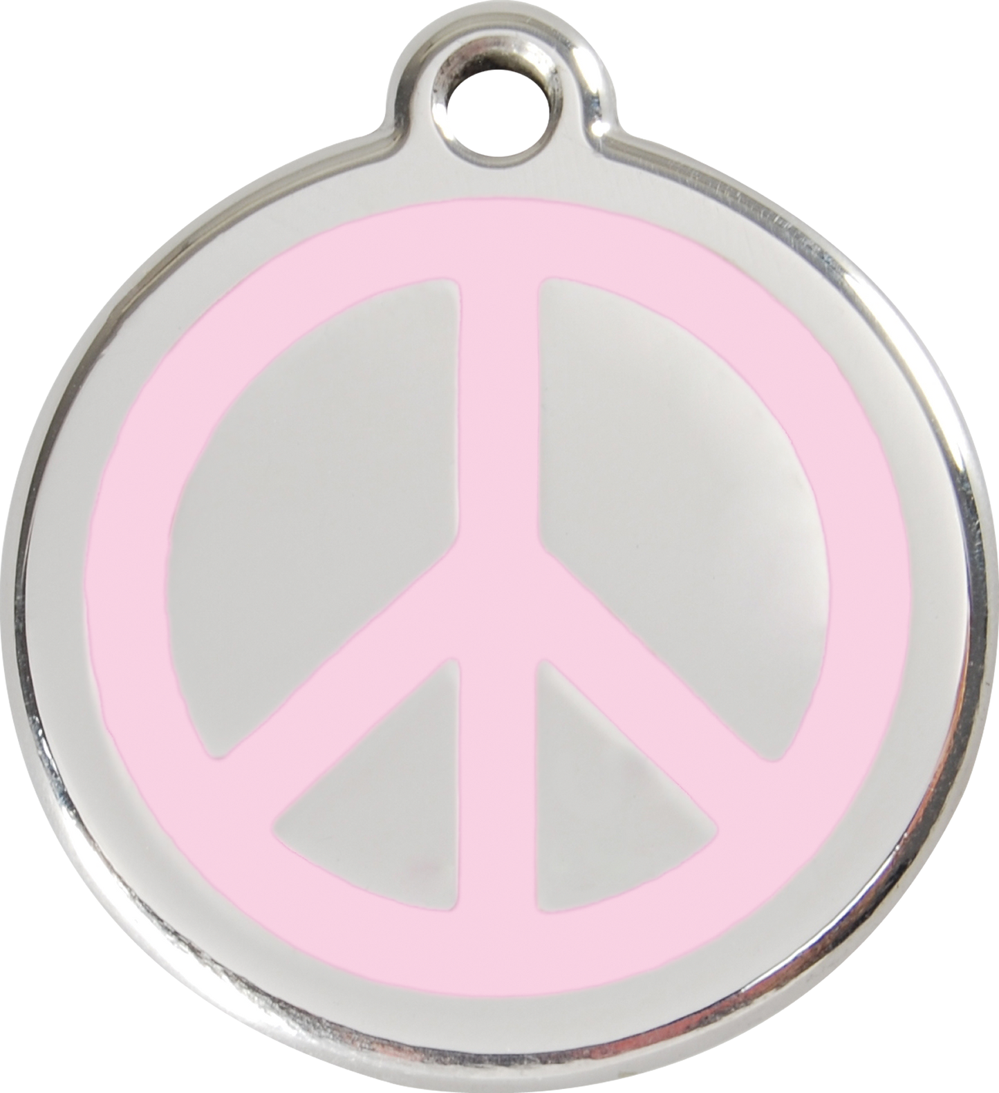 Red Dingo Enamel Dog Tag - Peace