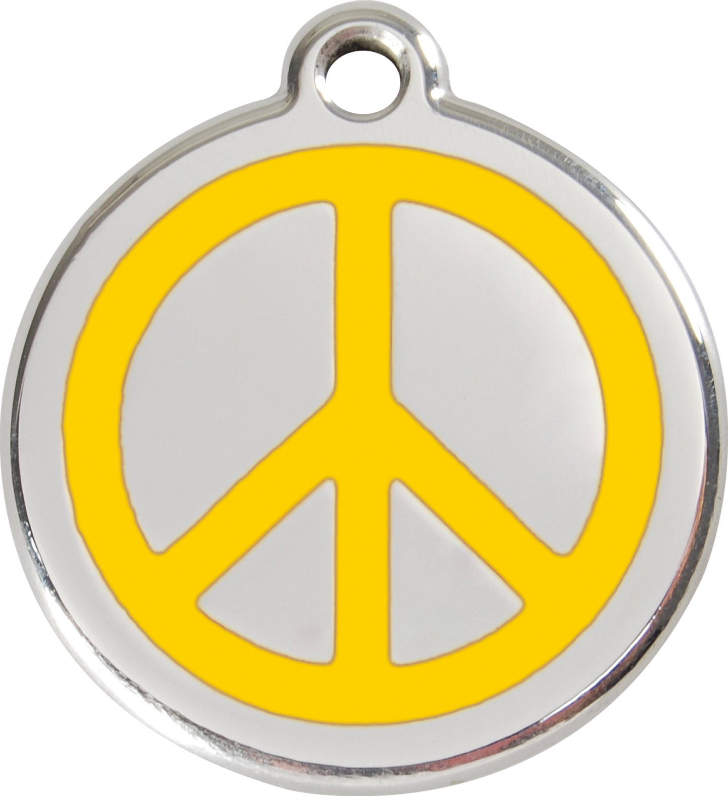 Red Dingo Enamel Dog Tag - Peace