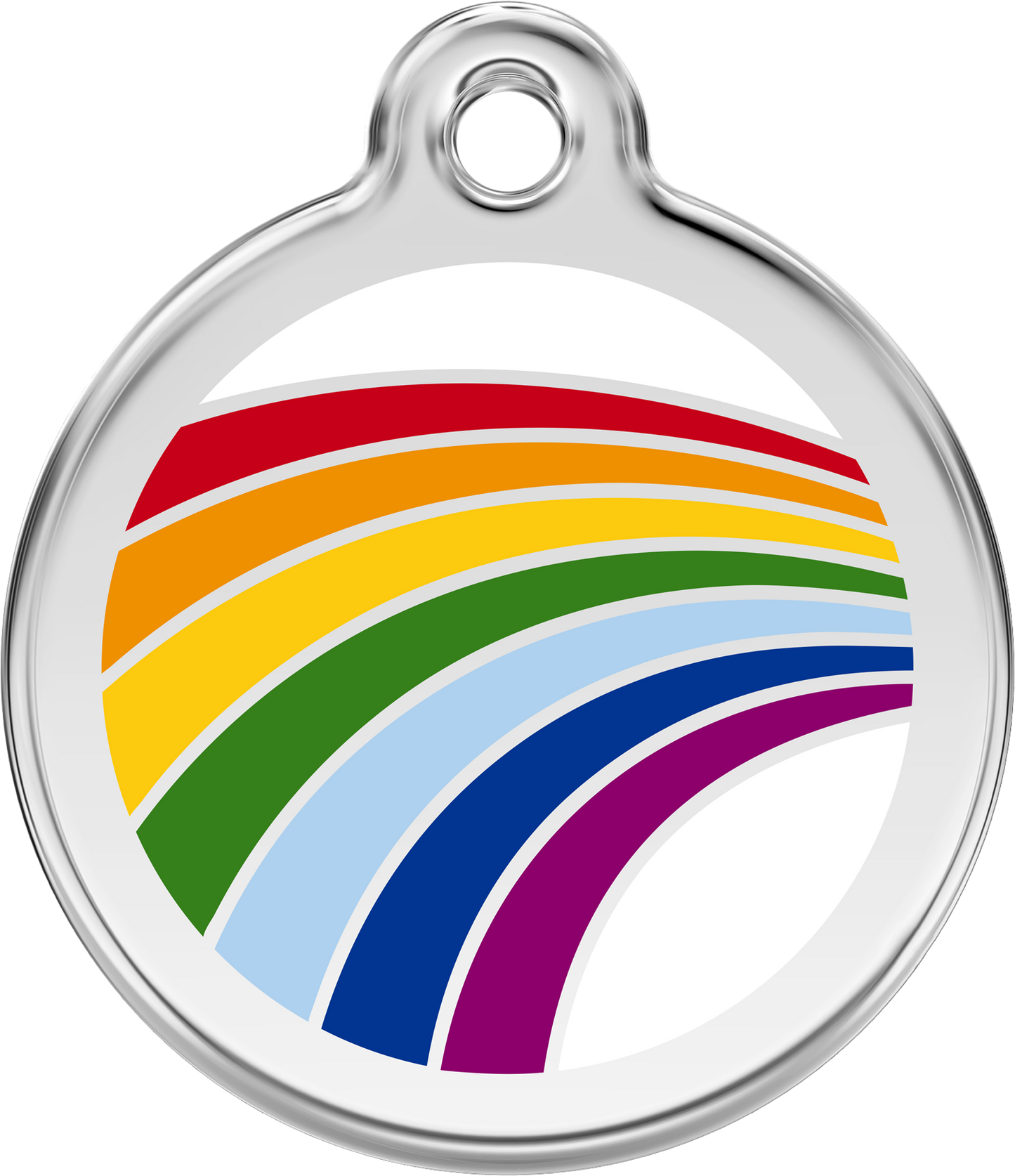 Red Dingo "Rainbow" Enamel Dog Tag