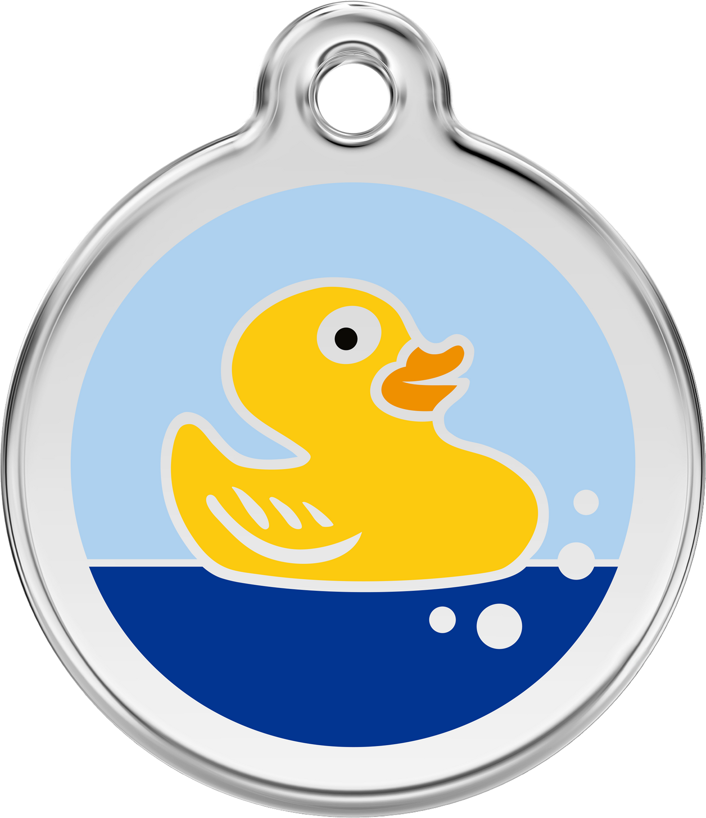 Red Dingo "Rubber Duck" Enamel Dog Tag