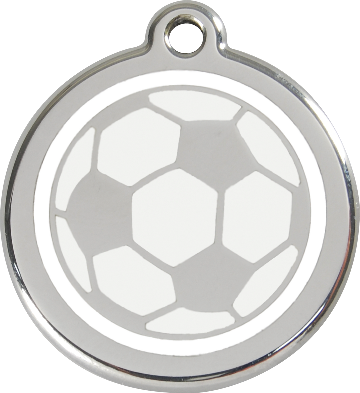 Red Dingo "Football" Enamel Dog Tag