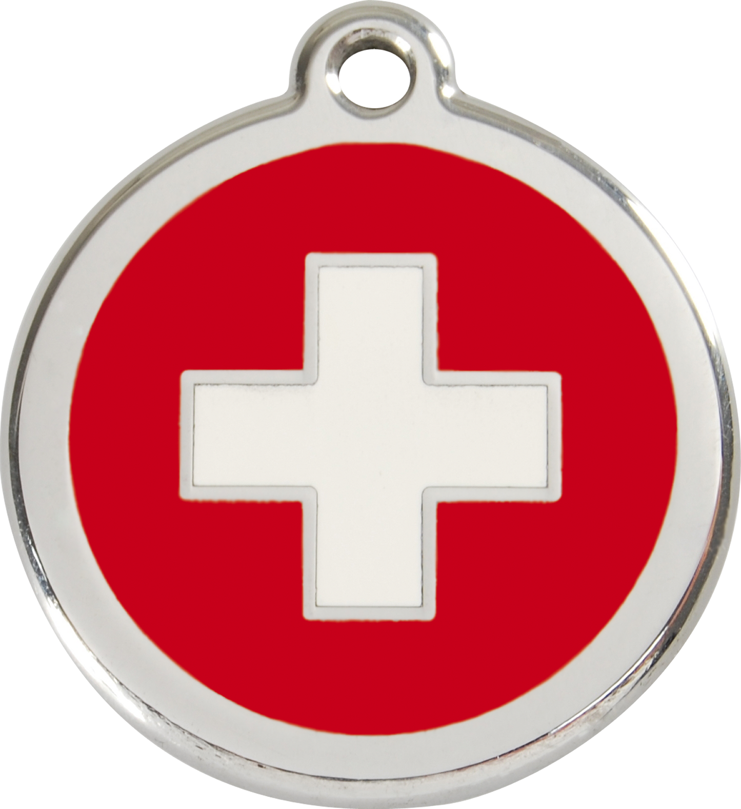 Red Dingo ''Flags'' Enamel Dog Tag