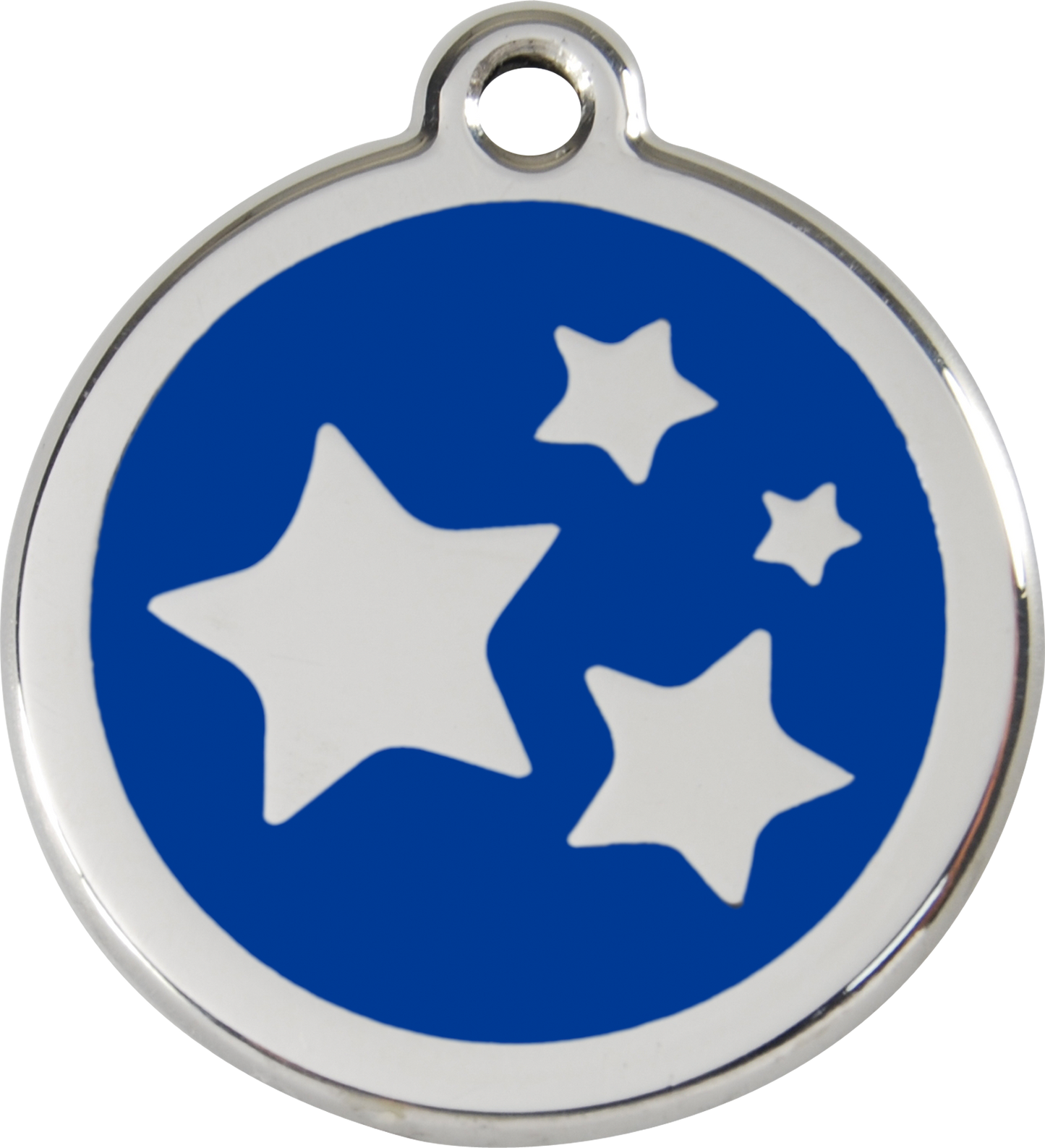 Red Dingo Enamel Dog Tag - Stars