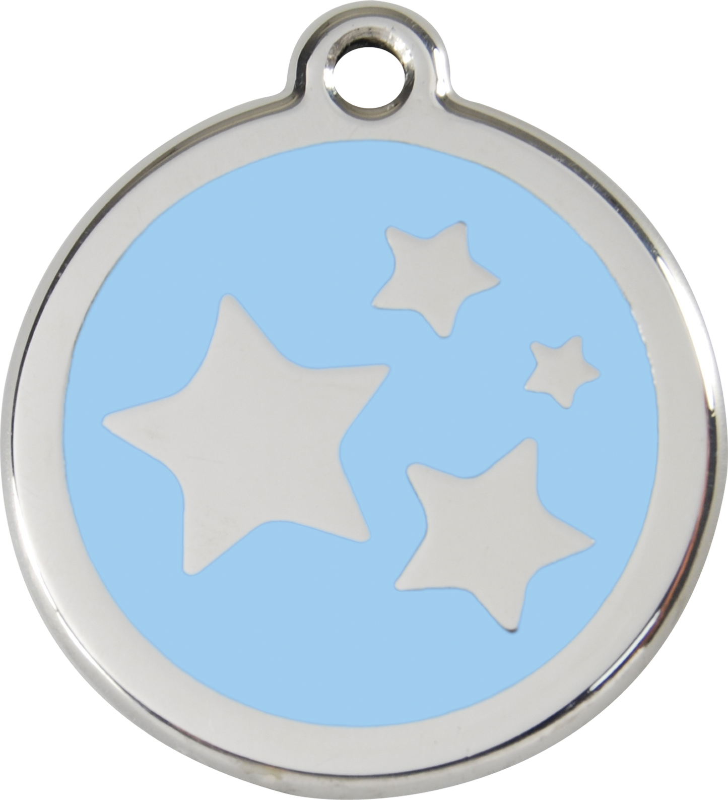 Red Dingo Enamel Dog Tag - Stars