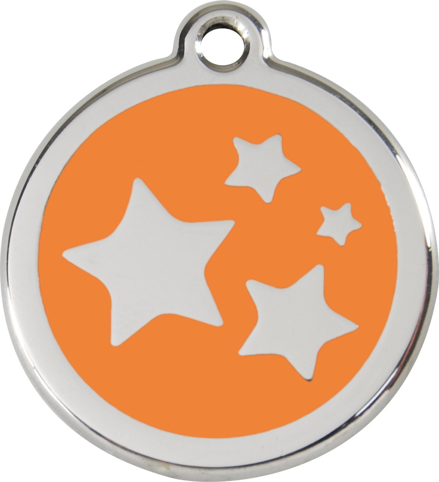 Red Dingo Enamel Dog Tag - Stars