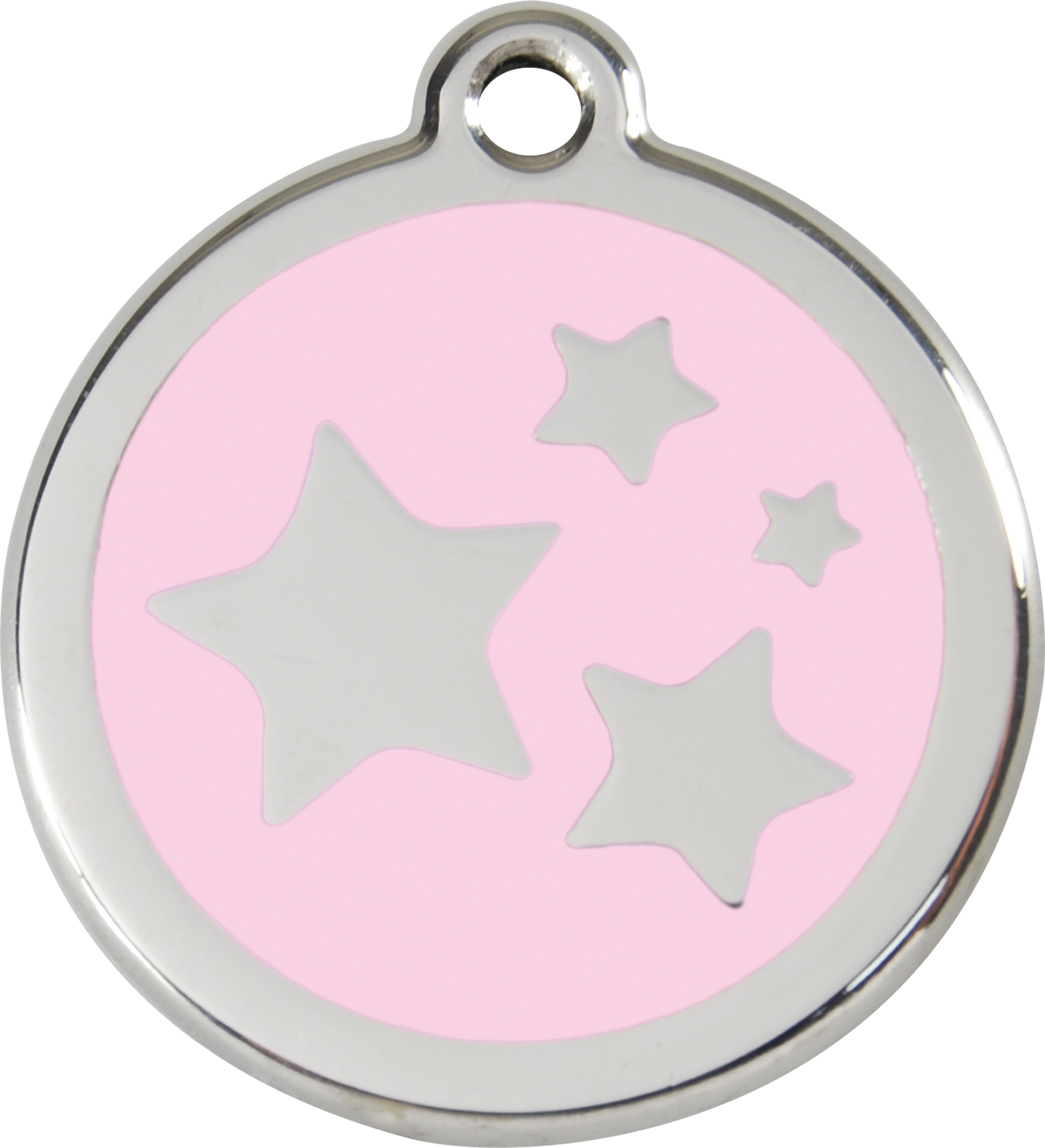 Red Dingo Enamel Dog Tag - Stars