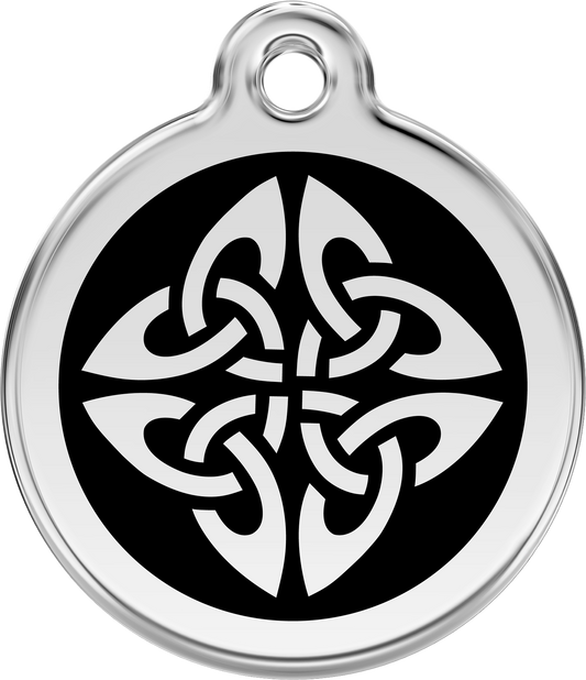 Red Dingo Enamel Dog Tag - Tribal Arrows