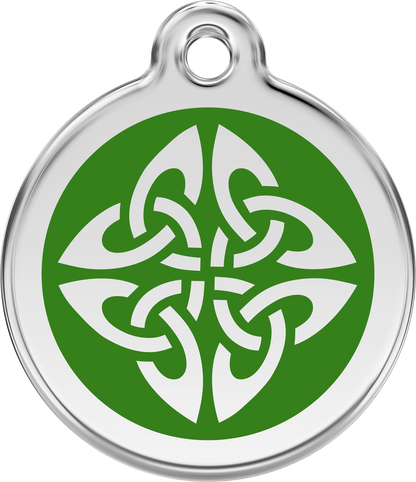 Red Dingo Enamel Dog Tag - Tribal Arrows