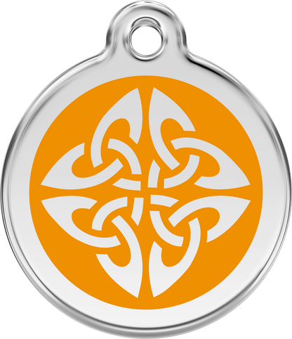 Red Dingo Enamel Dog Tag - Tribal Arrows