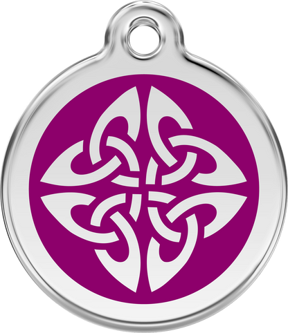 Red Dingo Enamel Dog Tag - Tribal Arrows